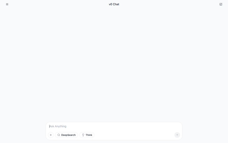 Voodoo Chat v0 - Chat UI with Vibration - v0 by Vercel